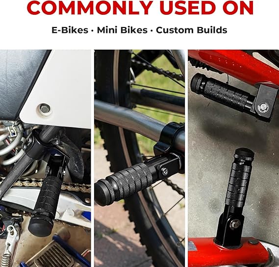 Foldable Foot Pegs For E-Bike & Motorcycle