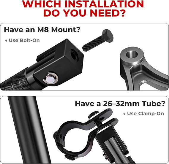 Foldable Foot Pegs For E-Bike & Motorcycle
