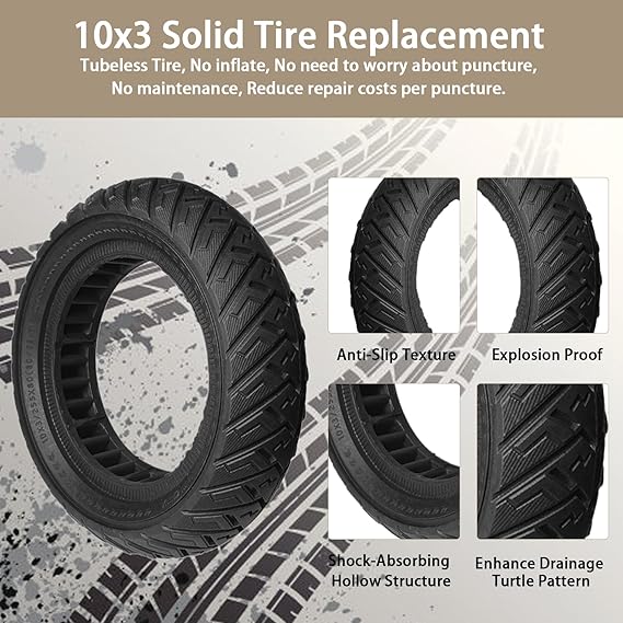 10 x 3.0 Solid Tire