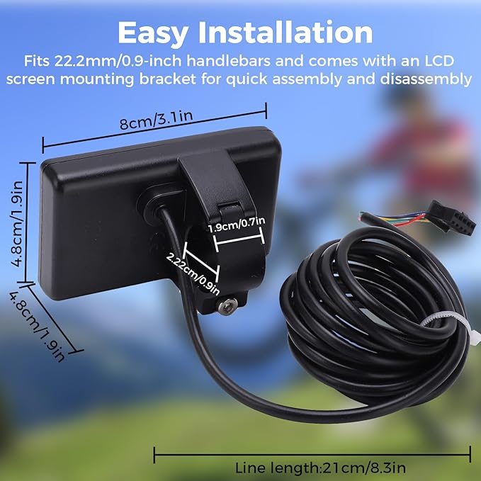 S866 Display 24V 36V 48V 52V 60V