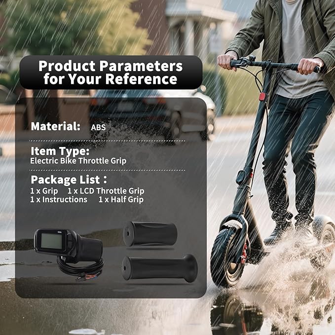 S866 Display Half Twist Throttle 24V 36V 48V 60V